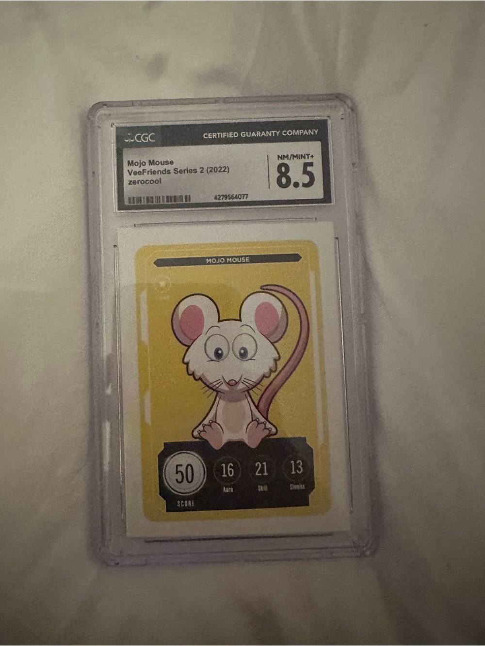 CGC Graded 8.5 Mojo Mouse VeeFriends Series 2 Card